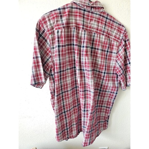 Carhartt Shirt Men's Large Relaxed Fit Short Sleeve Pocket Grandpacore Preppy - Picture 9 of 12